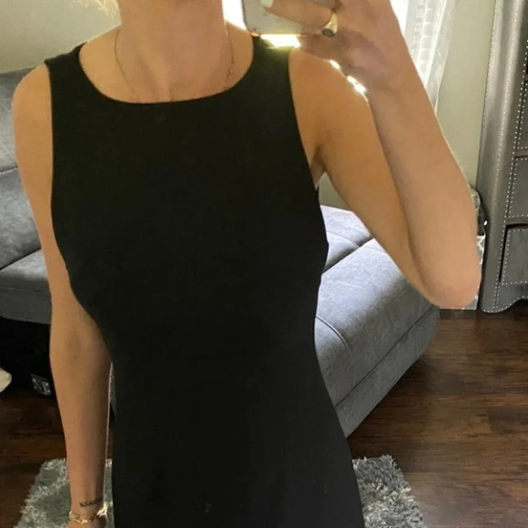 Keepsake Borderline black mini dress flared bottom XS - Picture 5 of 11